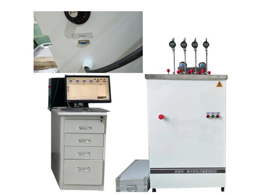 HDT VICAT Testing Machine Providing Determination of Vicat Softening Temperature of Plastic Materials Using Standard Test Procedures