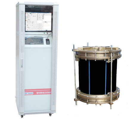 B Type Sealing Joint PP เครื่องทดสอบแรงดันไฮโดรสแตติกสำหรับการทดสอบแบบระเบิด