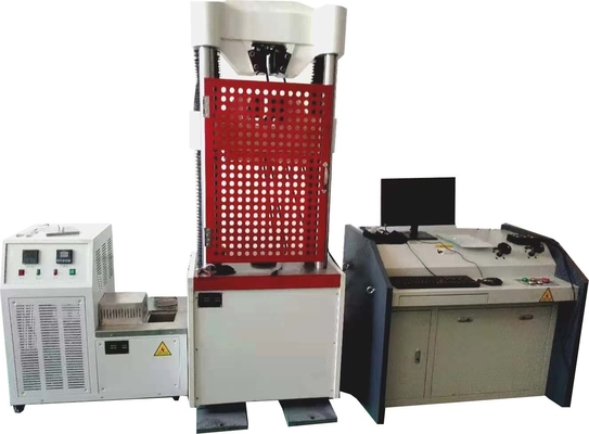 เครื่องทดสอบอเนกประสงค์ไฮดรอลิกแรงดึงเหล็ก 600kn ISO9001