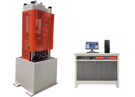เครื่องทดสอบไฮดรอลิก Electro Servo ความแข็งแรงสูง สําหรับการทดสอบคุณสมบัติทางกายภาพ
