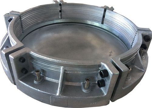 ฝาปิดท่อ PVC PE ขนาด DN 710 มม. สำหรับการทดสอบไฮโดรสแตติก ตามมาตรฐาน ASTM D 1598/1599
