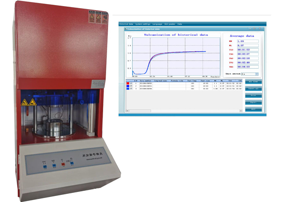 ASTM D5289 ระบบควบคุมคอมพิวเตอร์ วัลคานิเซชั่นยาง อุปกรณ์วัด วัลคานิเซชั่นโดยใช้คูรีเมตรไร้หมุน