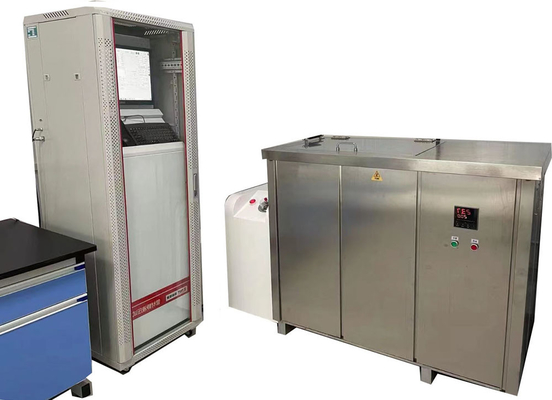 ISO 1167 เครื่องทดสอบความดันแบบไฮโดรสแตตติกและเครื่องทดสอบความแข็งแรงในการระเบิดที่มีหมวกท้ายปิดความดันสําหรับท่อพลาสติก