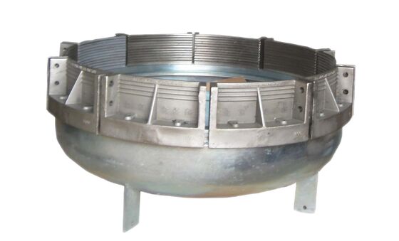 ฝาปิดปลายท่อพลาสติกน้ำหนักเบาพร้อมปลายซีลรูปดรัมและพื้นผิวสัมผัสแบบหยักเพื่อเพิ่มแรงจับยึด