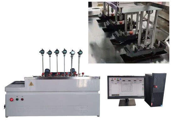 เครื่องทดสอบ HDT VICAT สำหรับการทดสอบการโก่งตัวของความร้อนของพลาสติกและการทดสอบจุดอ่อนตัวของไวแคต ตามมาตรฐาน ASTM D648