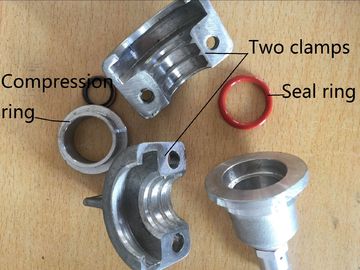 φ 25mm Pvc ท่อปลายท่อพลาสติก Fpr ทดสอบความดันท่อ 65 * 65mm นอก Dia
