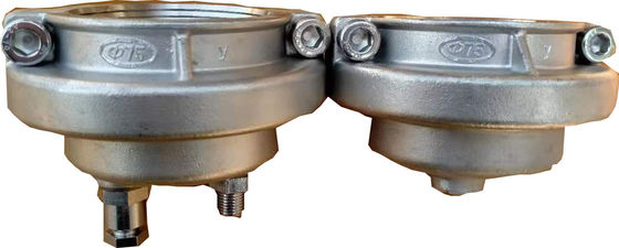 Iso ผ่าน 75mm Metal End Caps สำหรับ Pvc Pe Pipe