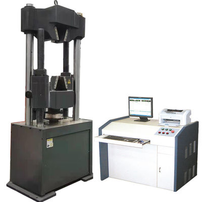 เครื่องทดสอบแรงดัดงอ 600KN วัสดุสากลพร้อมฝาครอบป้องกันโลหะ