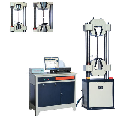 เครื่องทดสอบไฮดรอลิกเซอร์โวแบบใช้คอมพิวเตอร์แบบเกลียว 60 ตัน 600KN